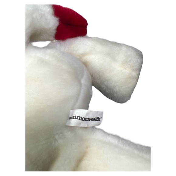 Commonwealth Red White Elephant Plush Bow Big Ears Floppy Long Trunk 20” Inches - Picture 7 of 9